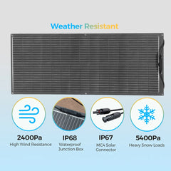 Flexible Solar Panel 1000W 500W 400W 200W 100W High Efficiency Photovoltaic Module Diy Kit Generation Car Home Camping 12V 24V