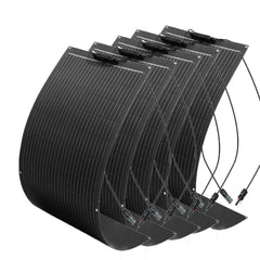 Flexible Solar Panel 1000W 500W 400W 200W 100W High Efficiency Photovoltaic Module Diy Kit Generation Car Home Camping 12V 24V