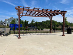 Outdoor Super Deck Redwood Pergola