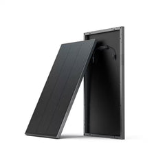 2 Pcs 100-Watt Monocrystalline Silicon Rigid Solar Panel for Power Station/Generator, IP68