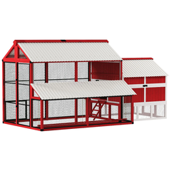 93 Inch Chicken Coup Extra Large 10 to 15 Chickens