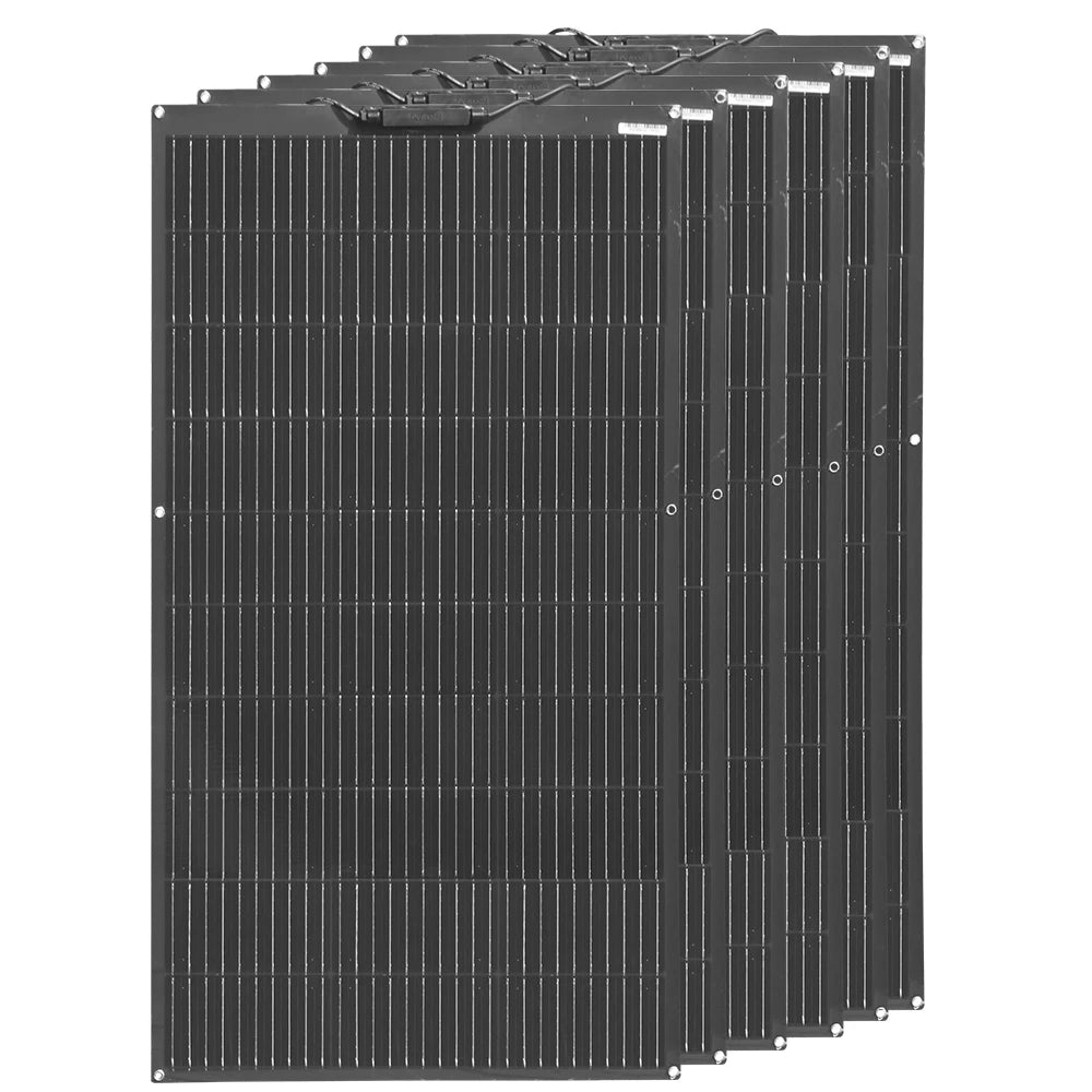 Flexible Solar Panel or Monocrystalline Solar Battery Charger Kit Off- Grid System 1000W, 600W,400W,200W,100W