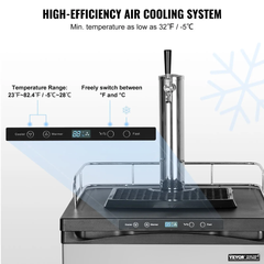 Single Nozzle Kegerator US