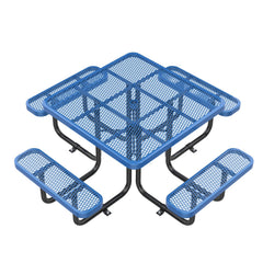 46" Square Picnic Table With Umbrella Hole