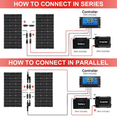 6000W Solar Panel System Kit : 110V/220V Output + 12V 24V Battery Charger & 6000W Inverter for Home/Rv/Camping (Complete System)