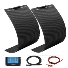 Flexible Solar Panel 1000W 500W 400W 200W 100W High Efficiency Photovoltaic Module Diy Kit Generation Car Home Camping 12V 24V