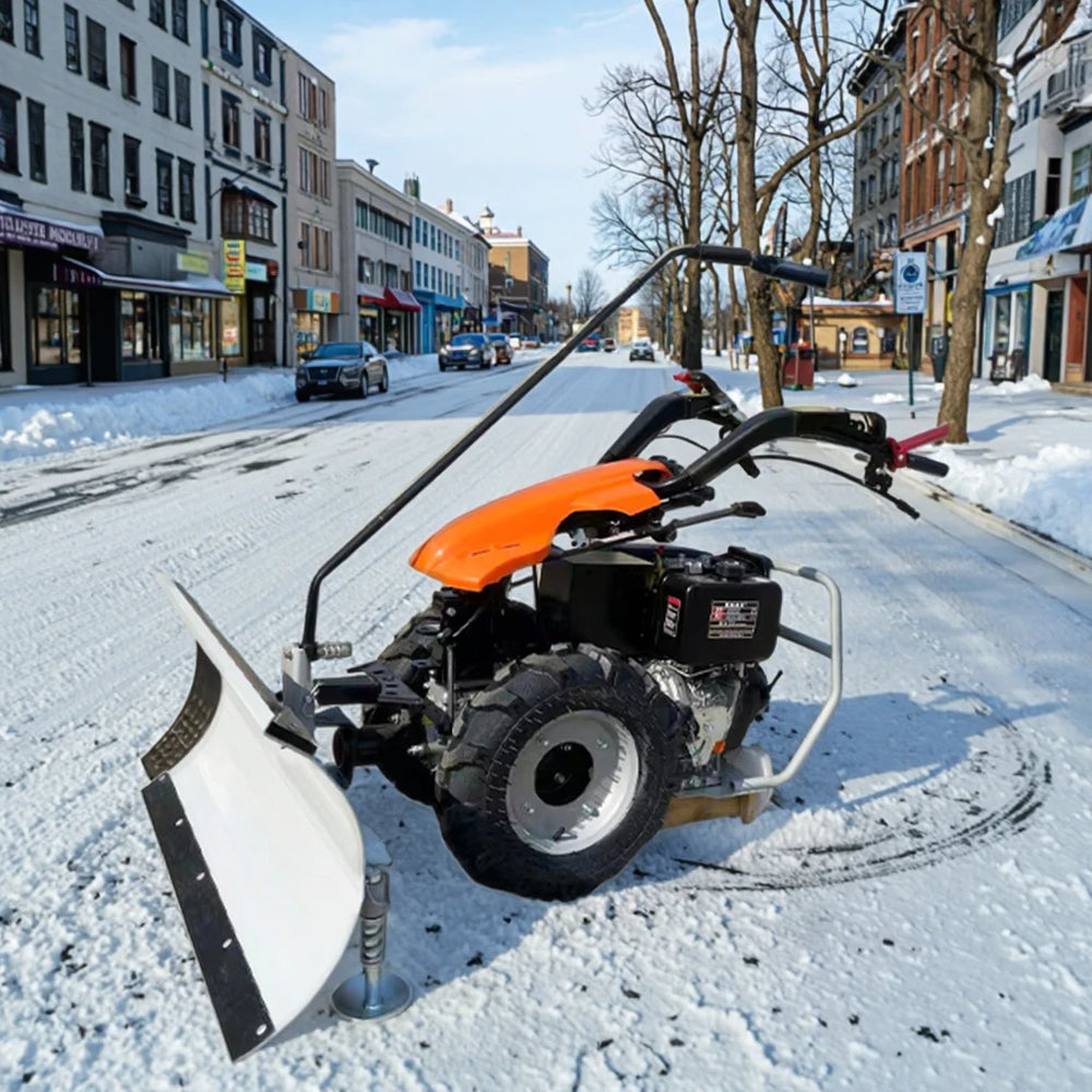 Electric Hand-Pushed Full-Gear Snow Blower Winter Urban Road Snow Removal Machine 220V New Condition