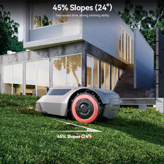 C-TOF Robot Lawn Mower MGC1000 Lawn Mower Robot Cable Break Detection Climbing Capacity 45% App Control Mowing Robot