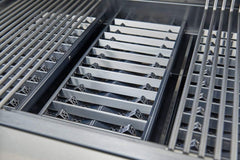 Broilmaster B-Series Deluxe 40-Inch Freestanding Stainless Steel Gas Grill with Rear Infrared Burner