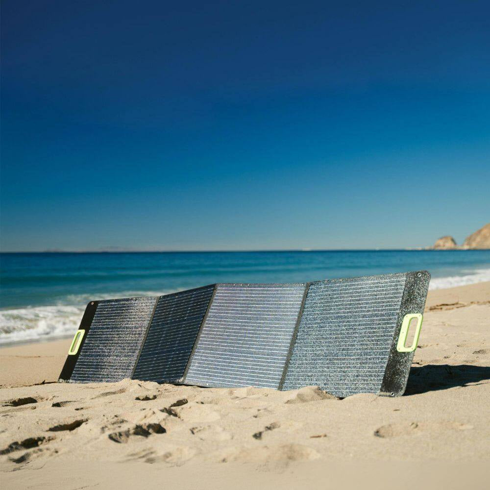 200-Watt Monocrystalline Folding Solar Panel with Included Stands