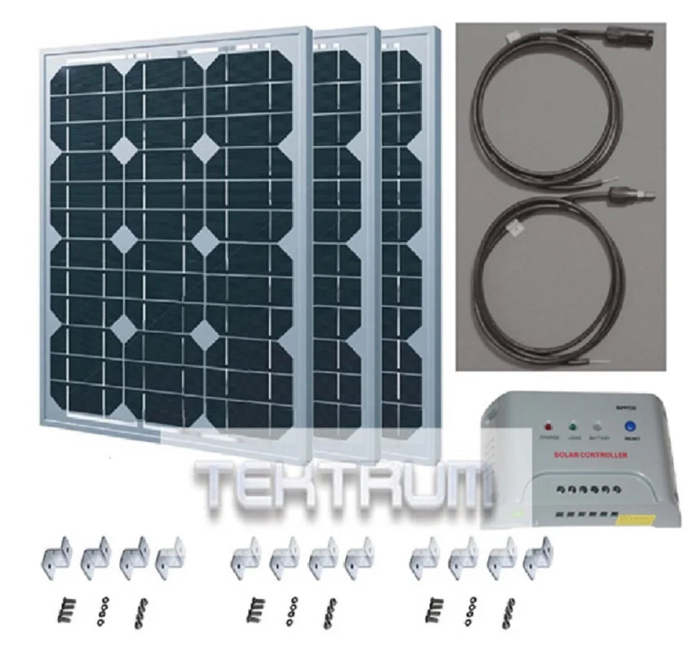 UNIVERSAL 90W 36V SOLAR PANEL BATTERY CHARGER KIT for GOLF CART