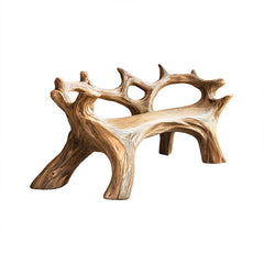 Arboris Driftwood Live Edge Outdoor Bench