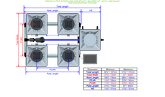 Alien Hydroponics RDWC 4 Pot 2 Row 20L Kit