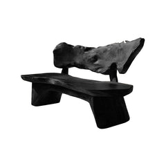 Coastline Drift Handcrafted Solid Wood Outdoor Bench