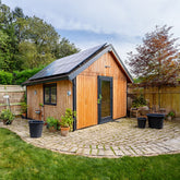 Compact Solar-Powered Garden Shed