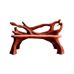 Driftwood Grove Handcrafted Live Edge Outdoor Bench