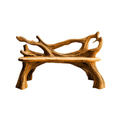 Driftwood Grove Handcrafted Live Edge Outdoor Bench