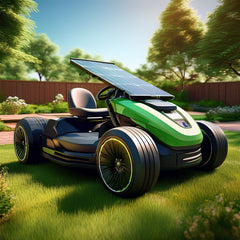 EcoDrive Solar Riding Lawn Mower