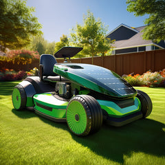 EcoDrive Solar Riding Lawn Mower