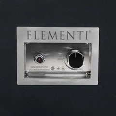 Elementi Plus Sofia Marble Porcelain Fire Table OFP103BB
