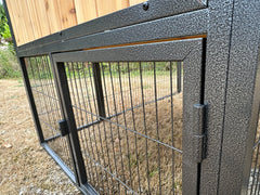 Cottage coop made with metal frame. New and predator proof