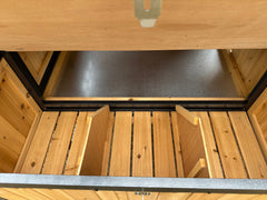 Cottage coop made with metal frame. New and predator proof