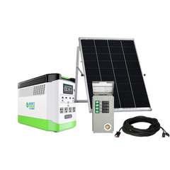 High Capacity Lithium 1800 Solar Generator and Transfer Switch