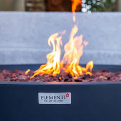 Elementi Plus Rose Bowl 48" Round Concrete Fire Bowl OFG420
