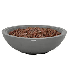 Elementi Plus Rose Bowl 48" Round Concrete Fire Bowl OFG420