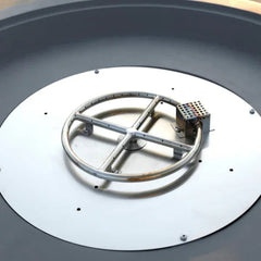 Elementi Plus Rose Bowl 48" Round Concrete Fire Bowl OFG420