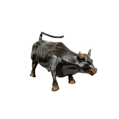 Small Wall Street Bull Bronze Table-top Statue