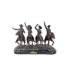 Coming Through the Rye Table-Top Bronze Statue