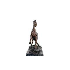 Trotting Horse Table-top Bronze Statue