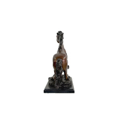 Trotting Horse Table-top Bronze Statue
