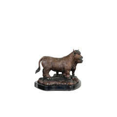 Highland Cows Table-top Bronze Statue