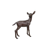 Fawn Bronze Statue - Alice