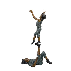 Acrobatic Boys Bronze Statue