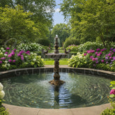 Bronze Fountain with Birds
