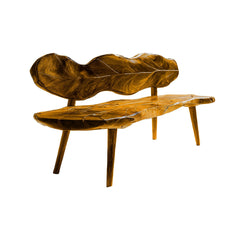 Verdura Leafform Handcrafted Outdoor Bench