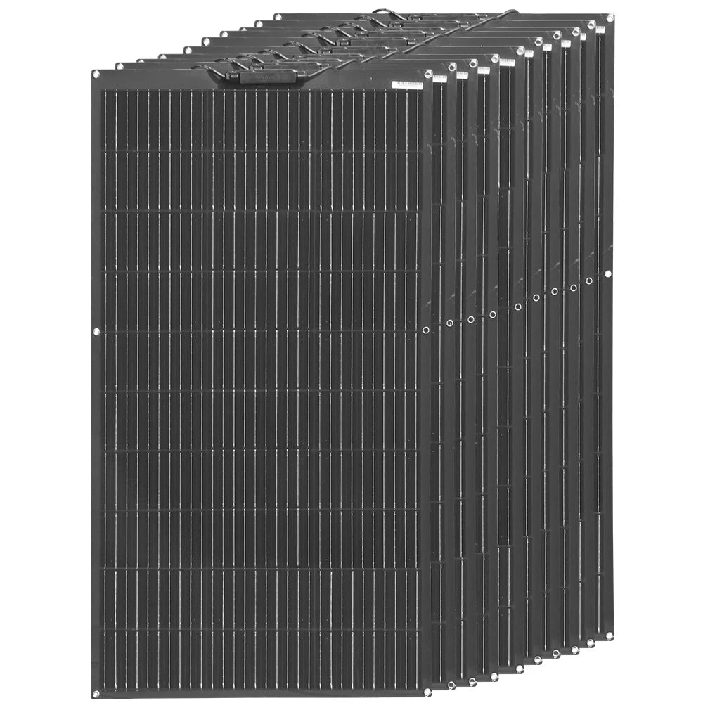 Flexible Solar Panel or Monocrystalline Solar Battery Charger Kit Off- Grid System 1000W, 600W,400W,200W,100W