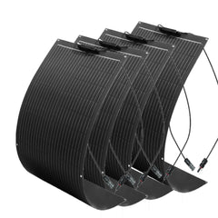 Flexible Solar Panel 1000W 500W 400W 200W 100W High Efficiency Photovoltaic Module Diy Kit Generation Car Home Camping 12V 24V