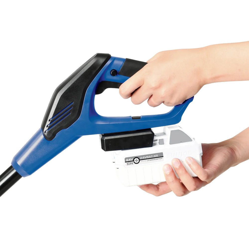 24V Cordless Snow Shovel Kit, Driveway Winter Snow Removal, Blue, 24V-SS13-XR