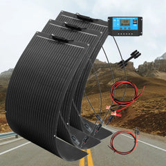 Flexible Solar Panel 1000W 500W 400W 200W 100W High Efficiency Photovoltaic Module Diy Kit Generation Car Home Camping 12V 24V