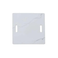 Elementi Plus Bianco White Marble Porcelain Fire Table OFP103BW
