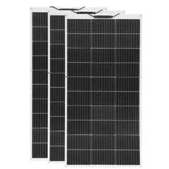 Solar Panel 300W 400W 200W 100W Flexible Monocrystalline Solar Cell Photovoltaic Solar Panels Kit 12V Battery Charger