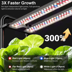 60 Pod Vertical Hydroponic Garden Kit with 2 Light Modes, Auto Circulating Water System, 32L Indoor Gardening System