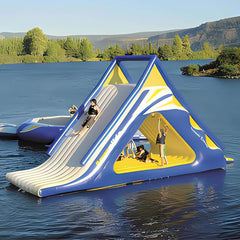 Giant Heavy Duty Inflatable Triangle Water Slide With Air Pump (SAK25943)