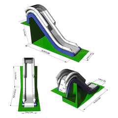 Giant Inflatable Luxury Yacht Slide With Air Pump And Protection Net (SAK43586)