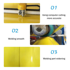 Premium Inflatable Floating Yacht Water Slide With Air Pump And Protection Net (SAK42517)