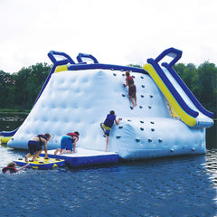 Large Inflatable Wall Climbing Bouncer With Slides And Air Pump For Pools, Lakes And Rivers (SAK52376)